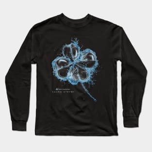 Water illustration “Lucky clover“ Long Sleeve T-Shirt